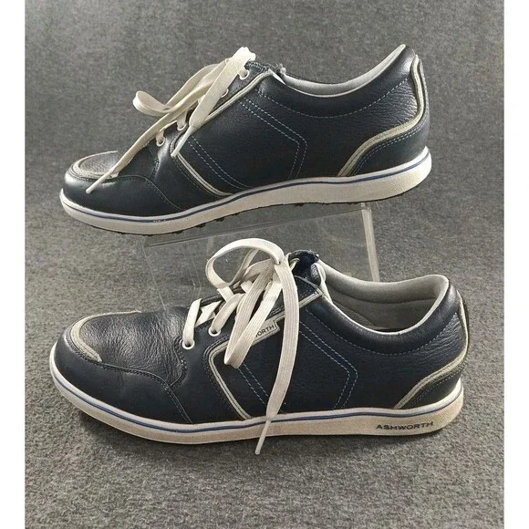 Ashworth Shoes Ashworth Golf Shoes Mens Blue Leather Spikeless